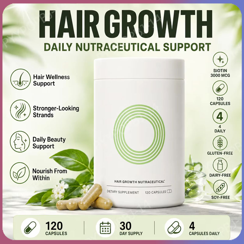 Hair Care Nutrition - Cápsulas de Nutrição Capilar Herbal: Suplemento
