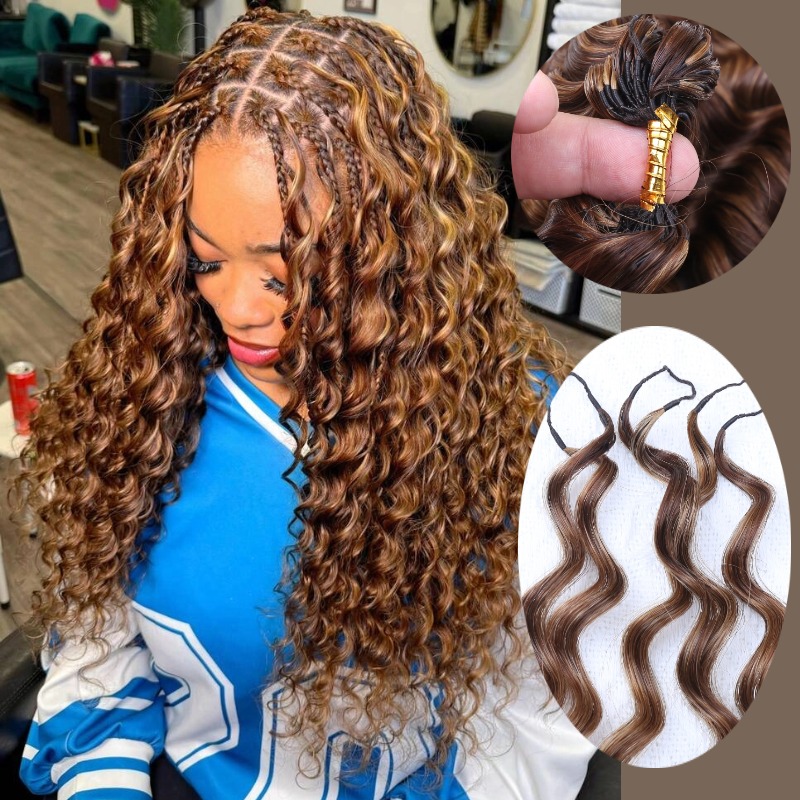 Crochet Braiding Hair - 4/27 Cabelo humano brasileiro natural, com
