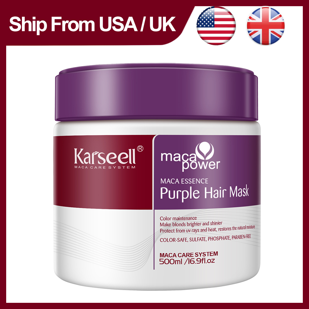 Bond Repair Shampoo - Máscara de cabelo roxo Karseell 16,90
