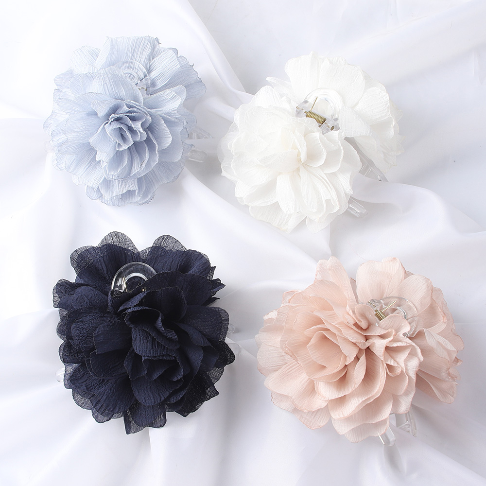 Hair Clip Claw Large - Presilhas de Cabelo Grandes com Flores