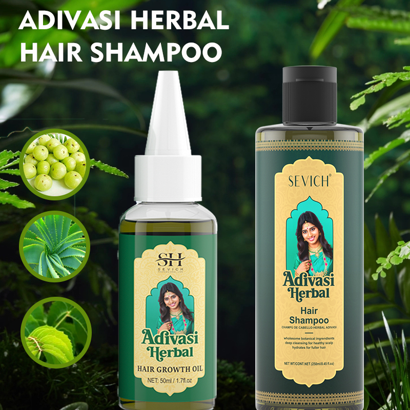 Hair Care India - Shampoo original da índia adivasi, 250ml,