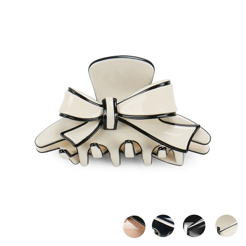Hair Clip Claw Large - Francês high-end acético dupla face arco