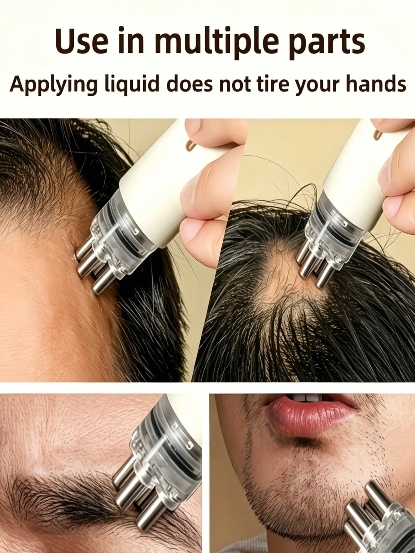 Hair Care Guide - Aplicador de Sérum para Crescimento Capilar