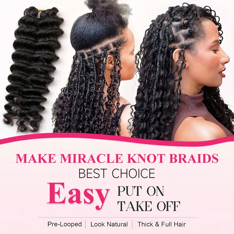Extensões de cabelo humano com - Crochet Braiding Hair avaliação e preço