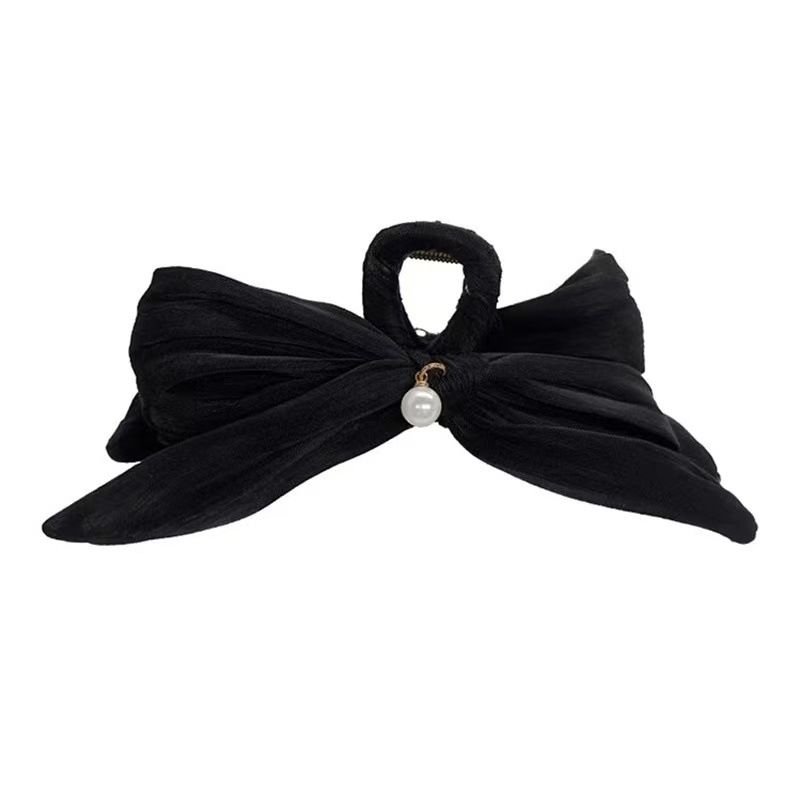 Grampo de cabelo arco enrugado - Hair Clip Claw Large avaliação e preço