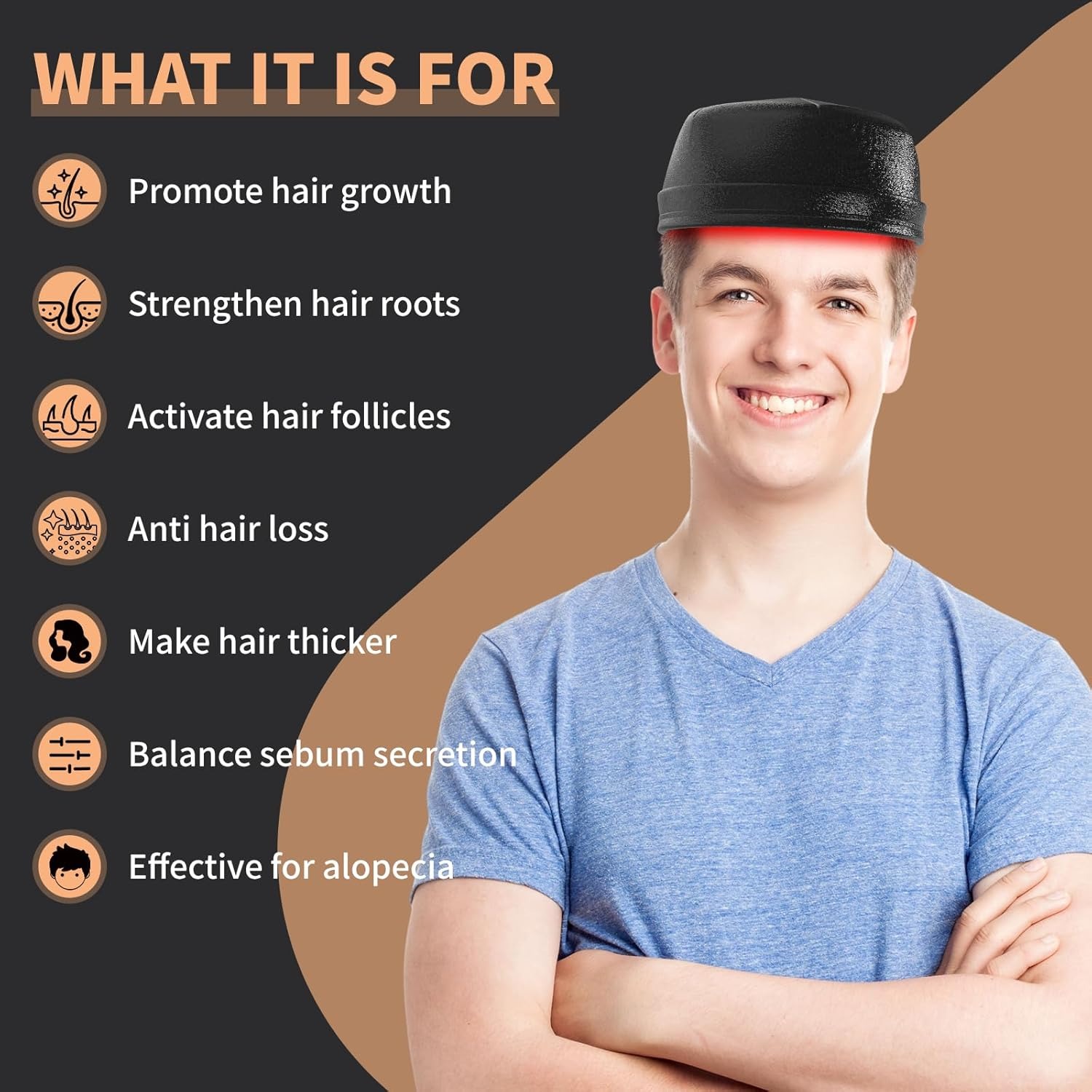 Novo Capacete a Laser para Cre - Hair Care Nutrition avaliação e preço