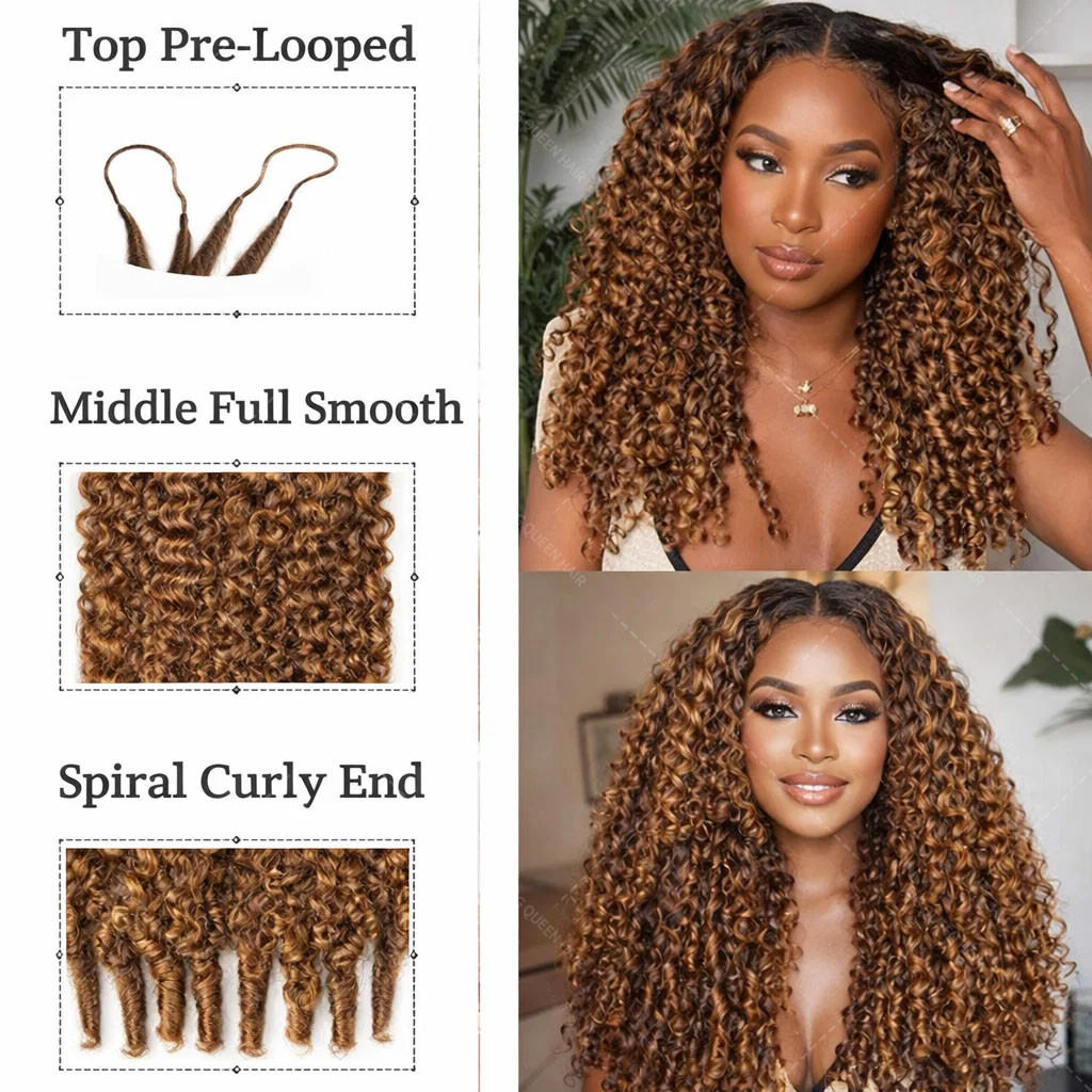 Cabelo Cacheado Birmanês P427  - Crochet Braiding Hair avaliação e preço
