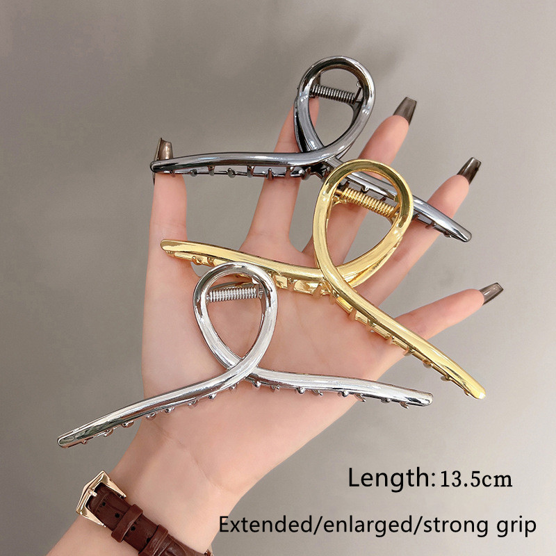 Grampo de cabelo alto e metáli - Hair Clip Claw Large avaliação e preço