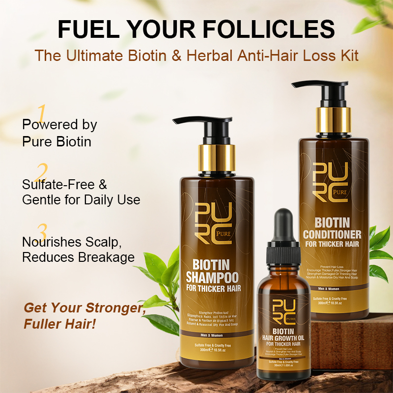 Purc biotina óleo de crescimen - Hair Care Nutrition avaliação e preço