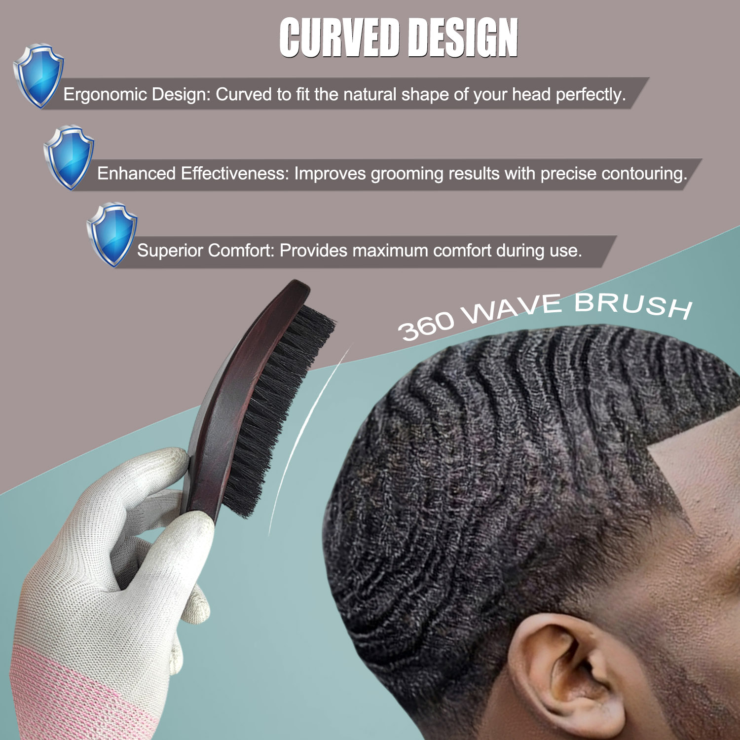 Escova de Cabelo e Barba Grace - Hair Care Products avaliação e preço