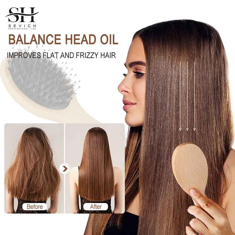 Pente de cabelo de cerdas de j - Hair Care Natural avaliação e preço