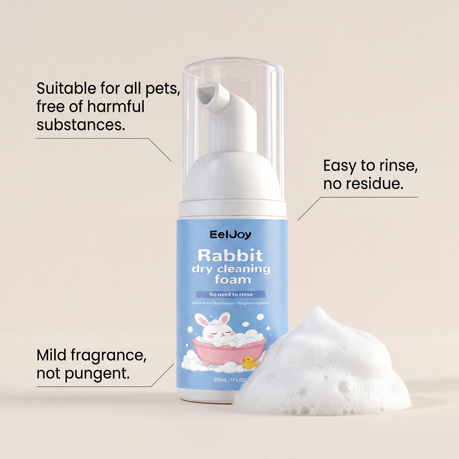 Mousse de Limpeza Hidratante P - Hair Care Natural Ingredients avaliação e preço