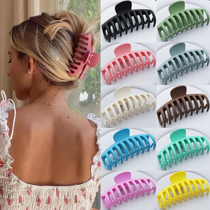 2022 novo tamanho grande garra - Hair Clip Claw Large avaliação e preço