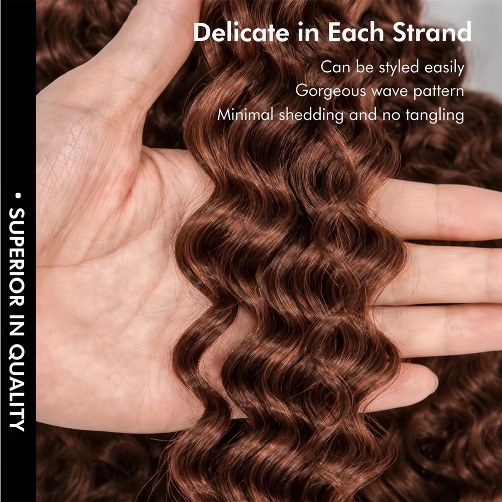 Smilegirl Cabelo Humano Cachea - Crochet Braiding Hair avaliação e preço