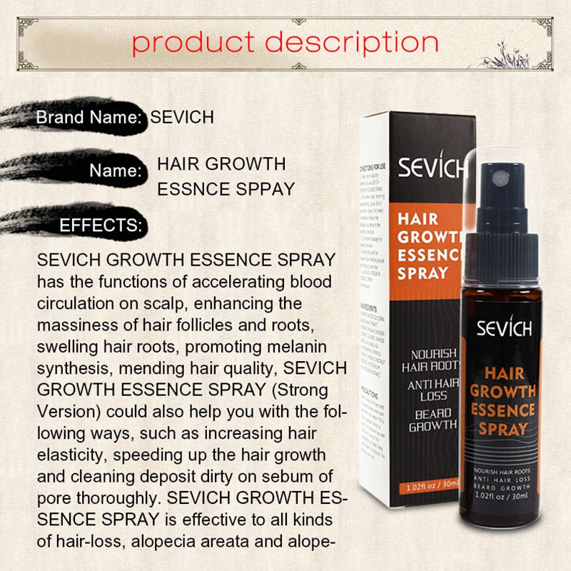 Sevich-Spray rápido do crescim - Hair Care Nutrition avaliação e preço